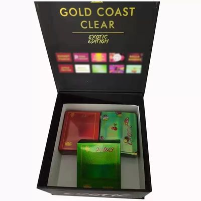 Gold Coast Clear E Cigarette Cartridge Packaging Colorful 0.8ml 1ml 510 Ceramic